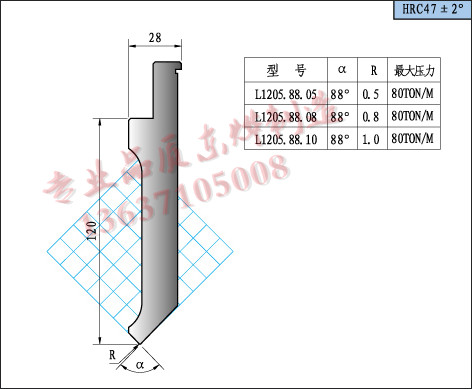 Bending machine tooling drawings